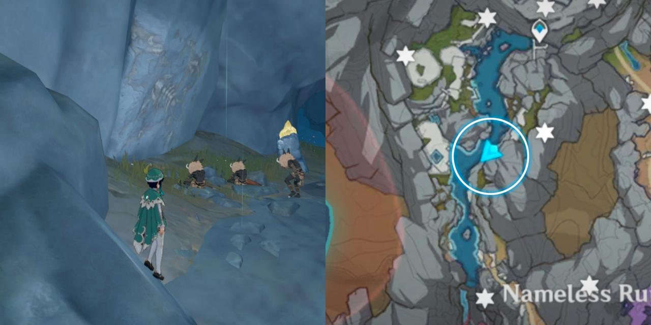 Impacto Genshin Dónde encontrar fósiles antiguos en la sima